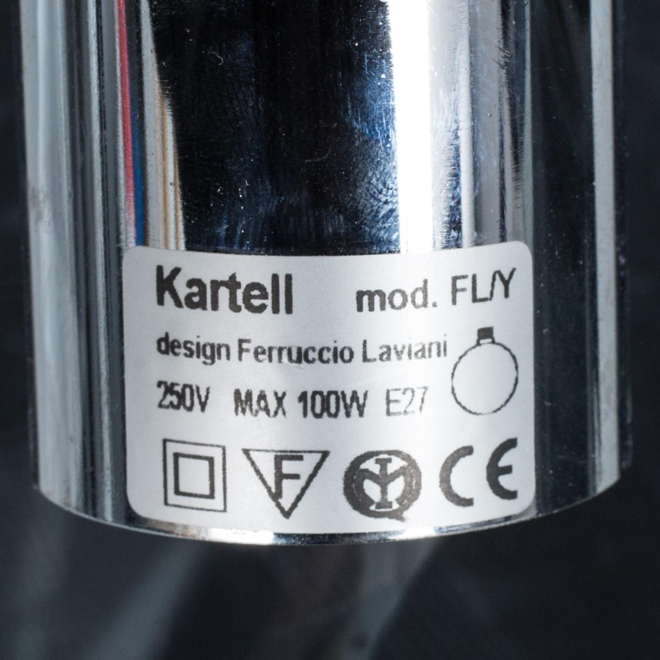 TAKLAMPA, Fl/y, formgiven av Ferruccio Laviani för Kartell. 2000-tal.
