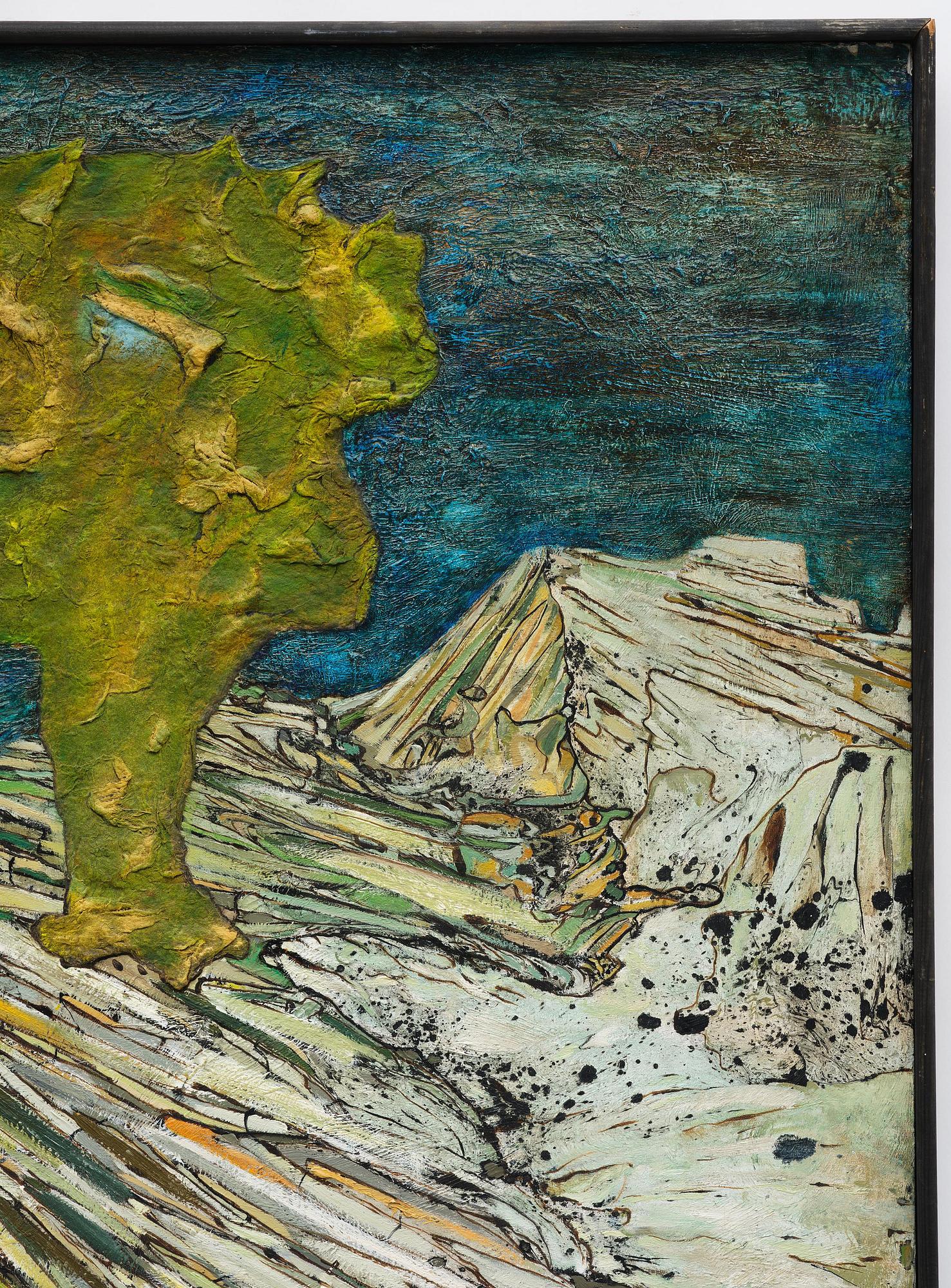 Enrico Baj, "J'etais la sur ces montagnes".