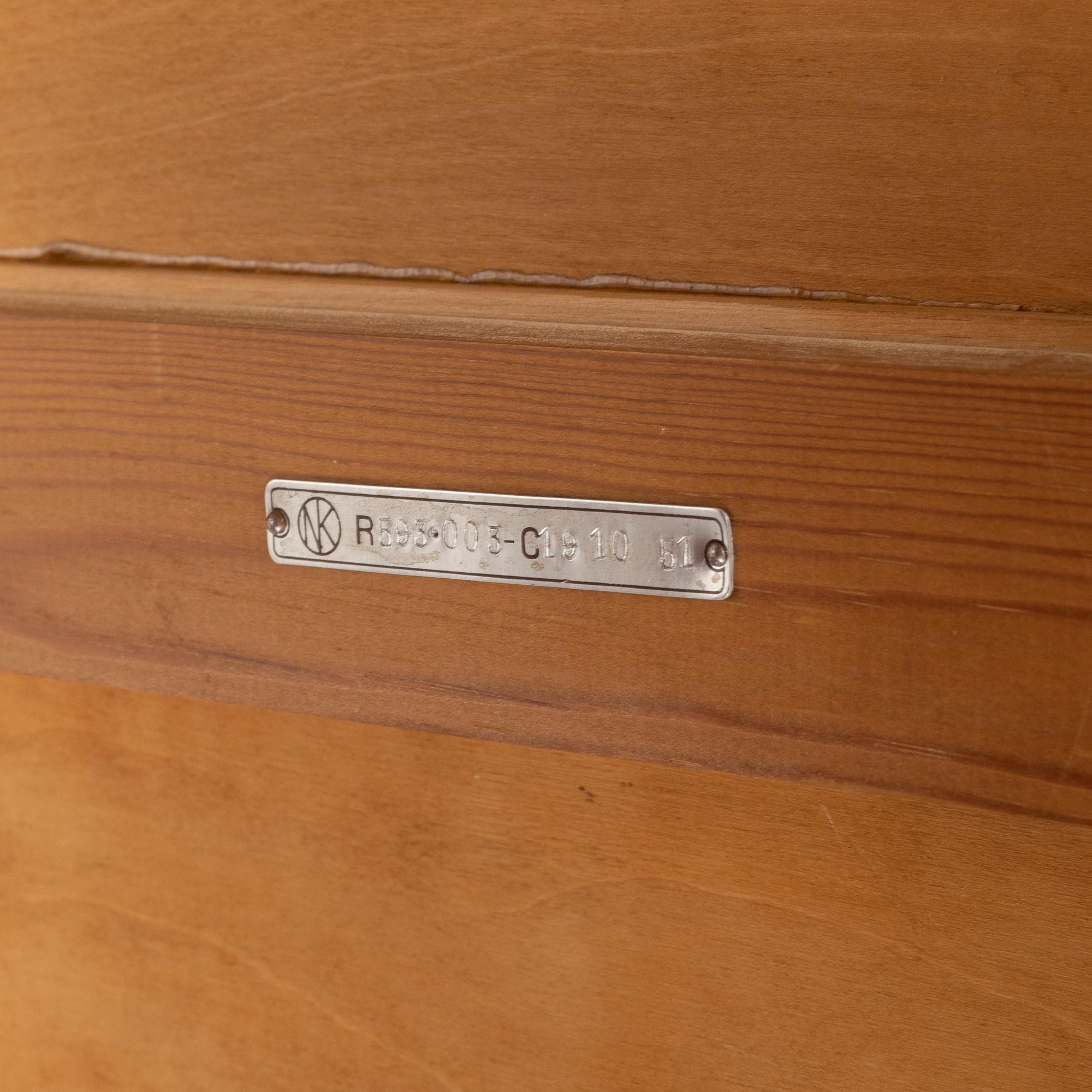 A mid 19th century serving trolley, nordiska Kompaniet, Sweden.