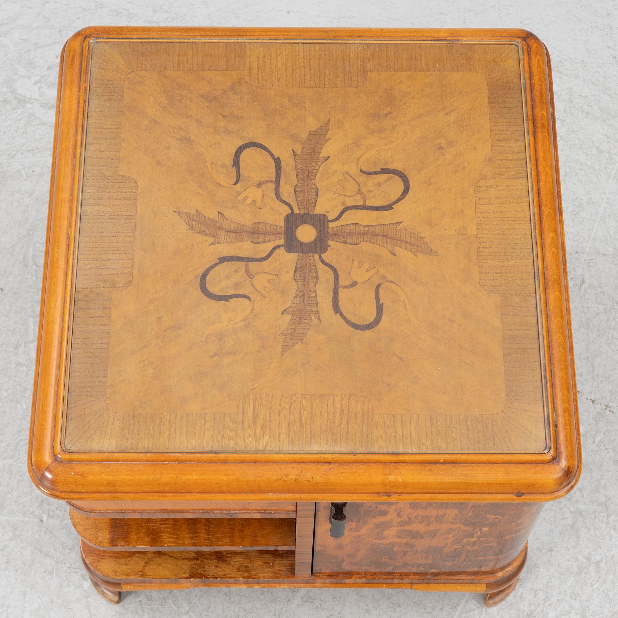 Smoking table, Art Deco, 1930s.