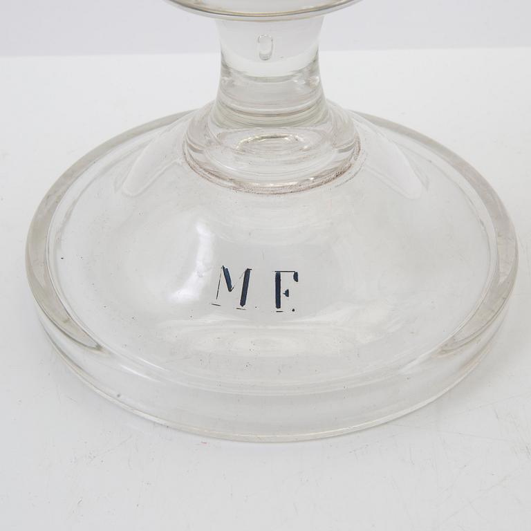 Apothecary jars, 7 pieces, first half of the 20th century.