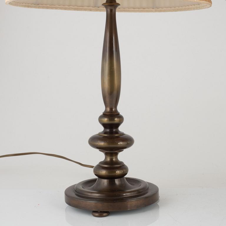 Table lamps, a pair, from around the mid-20th Century.