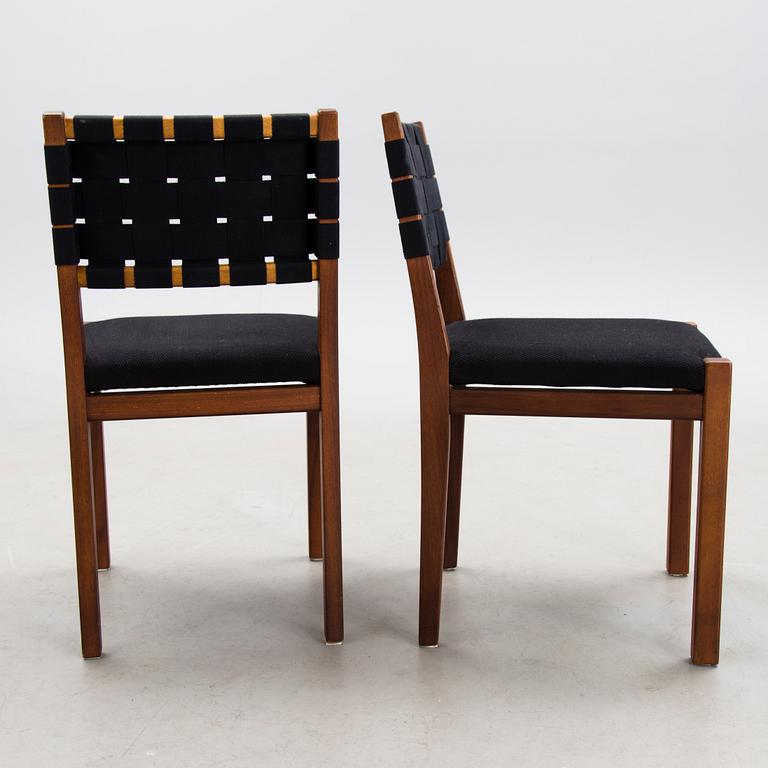 A set of six mid 20th century '615' chairs for Artek, Finland.