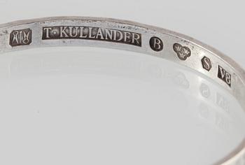 ARMRING, silver, Tore Kullander, Borås, 1947. Vikt 28,7 gram.