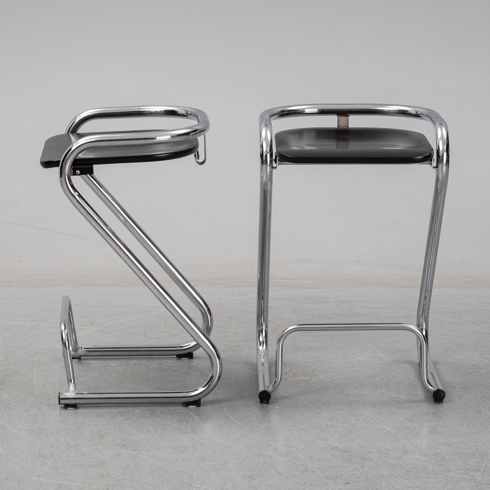 BARSTOLAR, 6 st, "S70-3", Börge Lindau och Bo Lindekrantz, Lammhults.