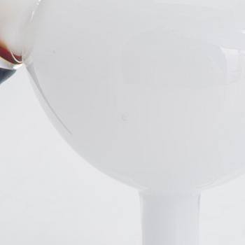 Oiva Toikka, glasfågel, signerad O. Toikka Nuutajärvi.