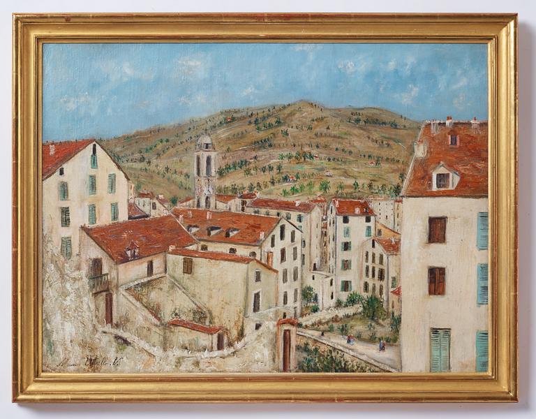 Maurice Utrillo, "Vue de Corte".