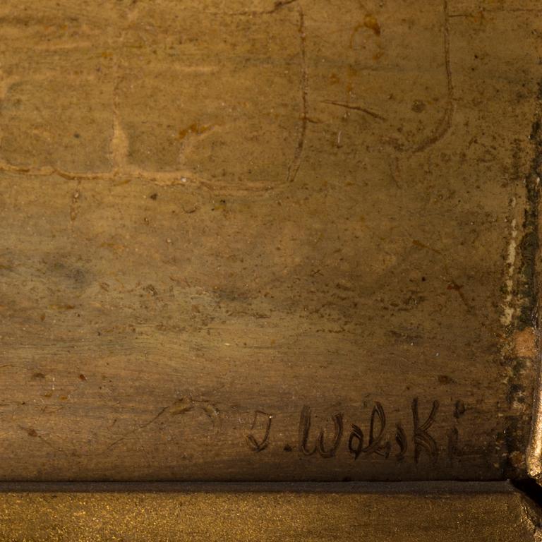 Oil on canvas, signed J Wolski.