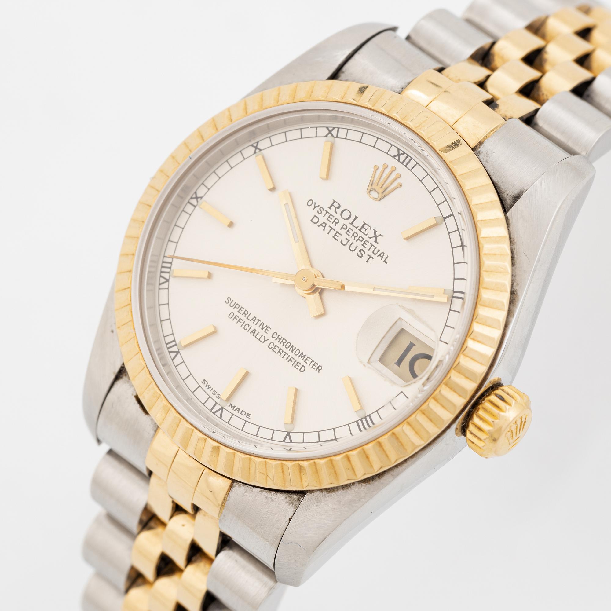 Rolex, Oyster Perpetual, Datejust, wristwatch, 31 mm.