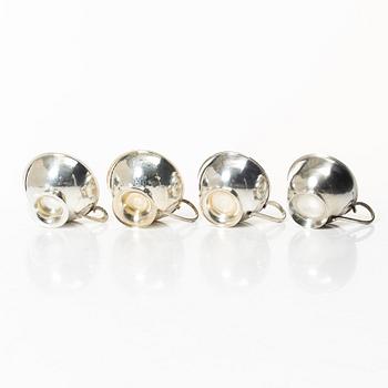 Twelve silver mugs, Stockholm, Eskilstuna and Gothenburg, 1950-91.