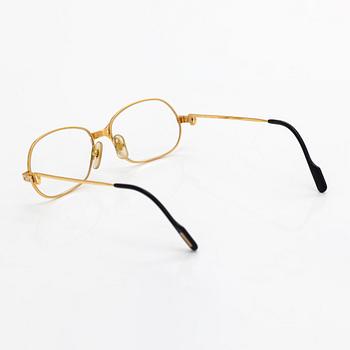 must de Cartier, Santos, a pair of eyeglass frames. Marked Cartier, Paris,  Made in France 135, 56, 16. - Bukowskis