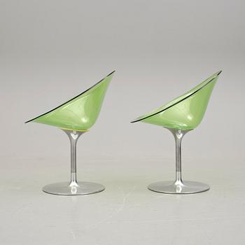 STOLAR, ett par, "Eros", Philippe Starck, Kartell, Italien, 1900-/2000-tal.