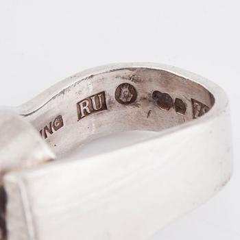 Rey Urban, a sterling silver ring, Stockholm 1975.