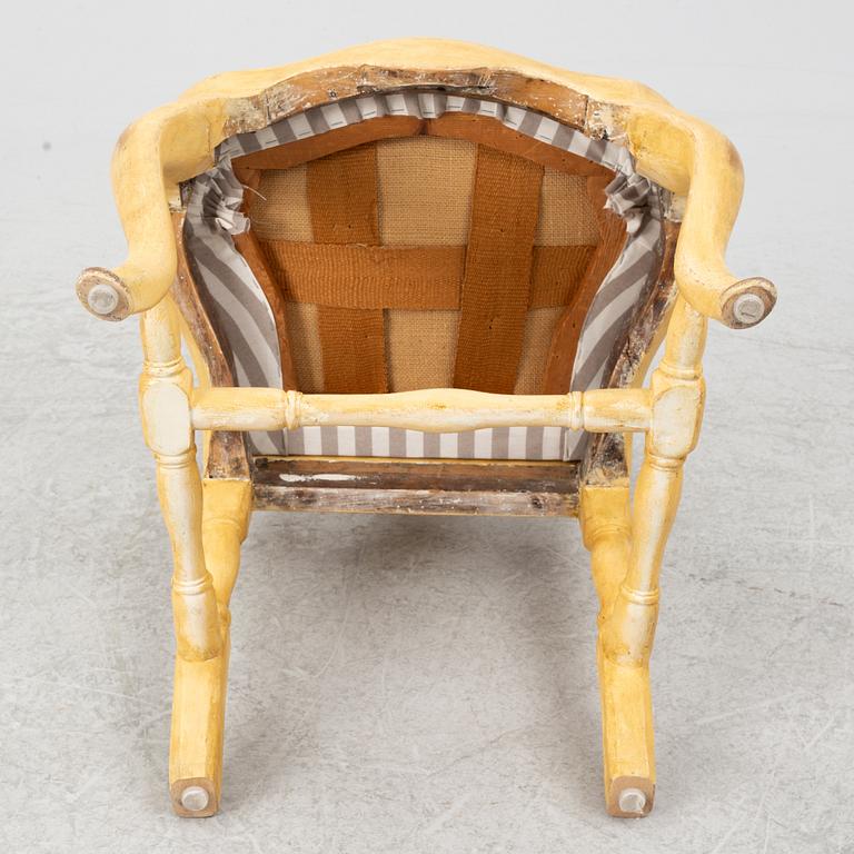 Stol, rokoko, 1700-talets andra hälft.