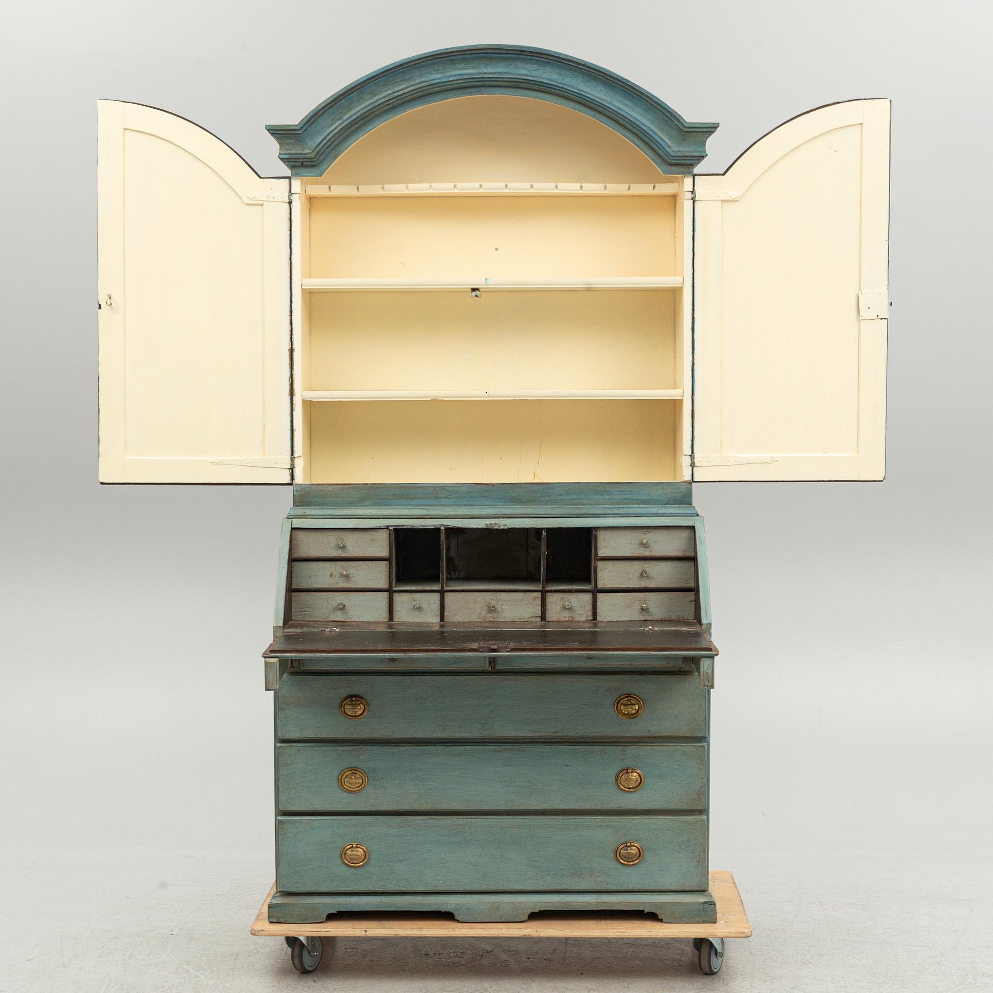 Skrivskåp, 17/1800-tal.