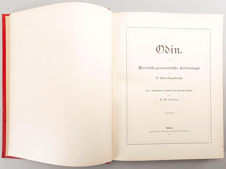 Agnes Kayser-Langerhannss, bok 'Odin', München 1881.