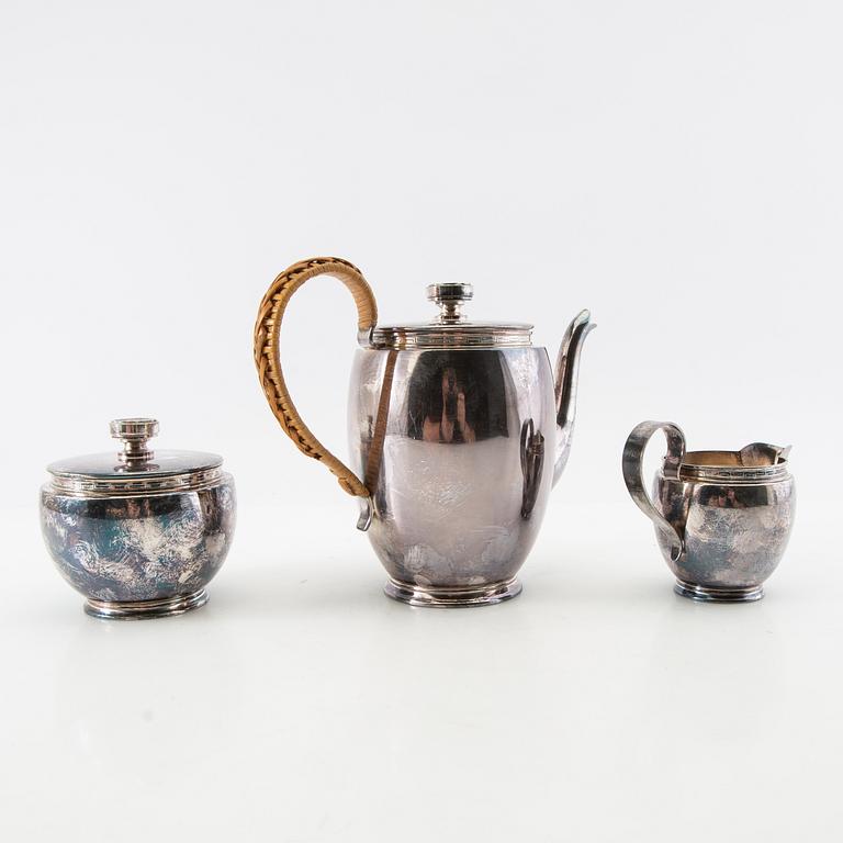 Coffee service 3 dl GAB silver-plated, 1940s.