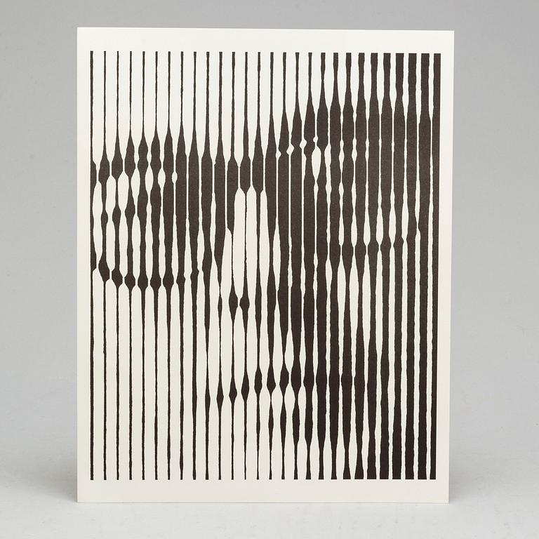VICTOR VASARELY, seven lithographs, 1989, signed and numbered 92/200.