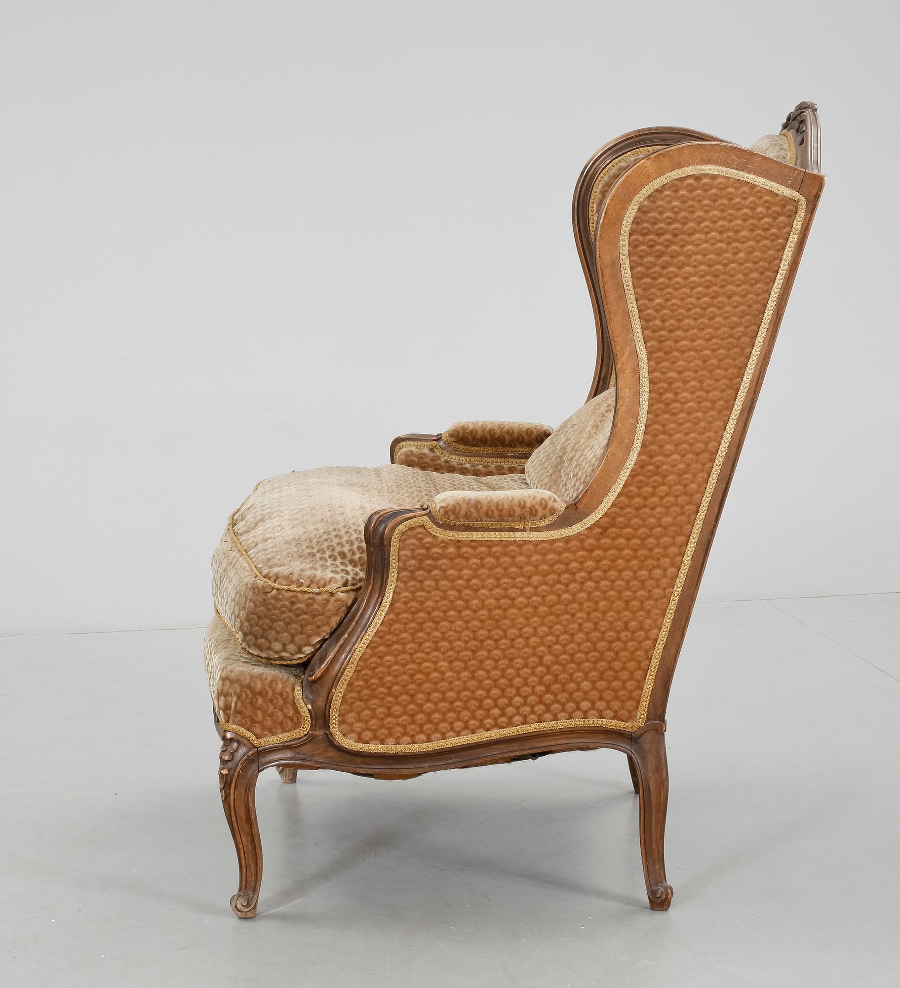 BERGERE, transition, rokokokstil/gustaviansk stil, tidigt 1900-tal.