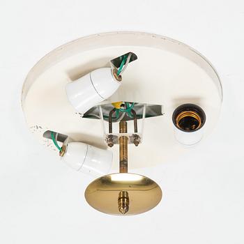 Ceiling lamp, manufacturer Lasipaino, mid-20th century.