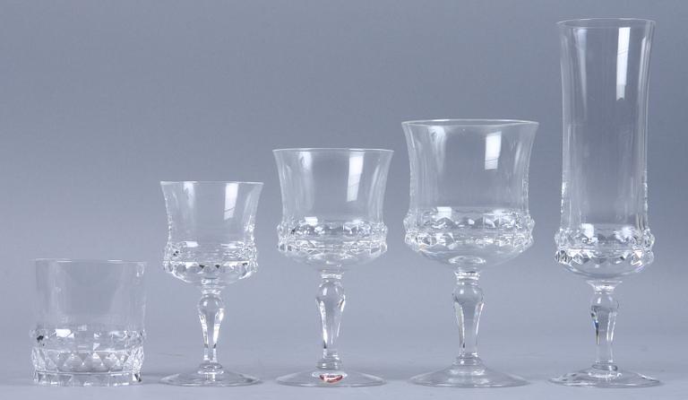 GLASSERVISDELAR, 59 st, "Silvia", Ingeborg Lundin, Orrefors.