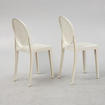 Philippe Starck, a pair of 'Victoria Ghost' chairs, Kartell.