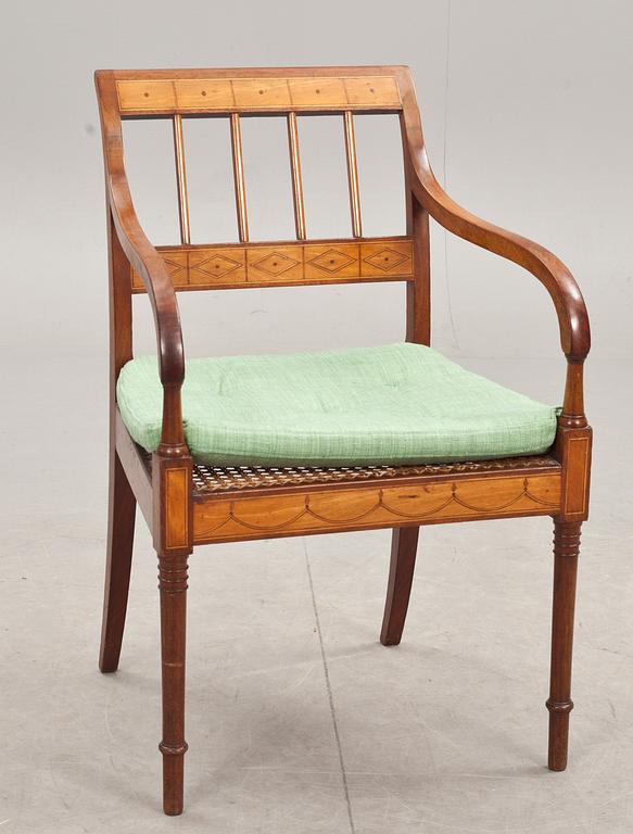 KARMSTOL, Karl Johanstil, troligen Danmark, 1800/1900-tal.