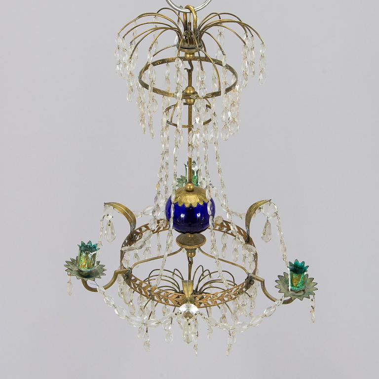 An early 19th-century chandelier.