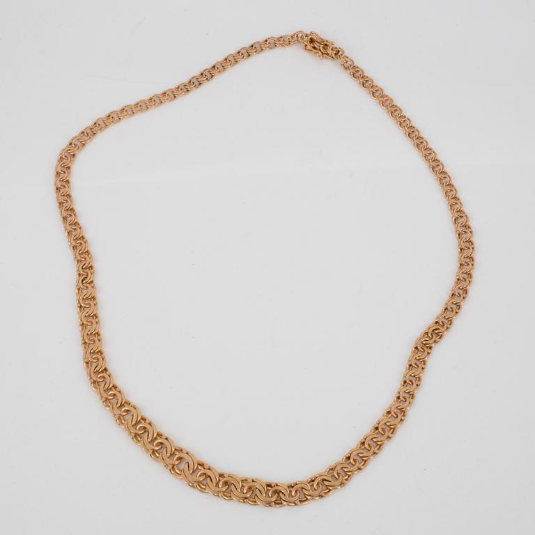 HALSBAND, Bröderna Hedens Guldsmeds, Stockholm, 1967, 18K guld.