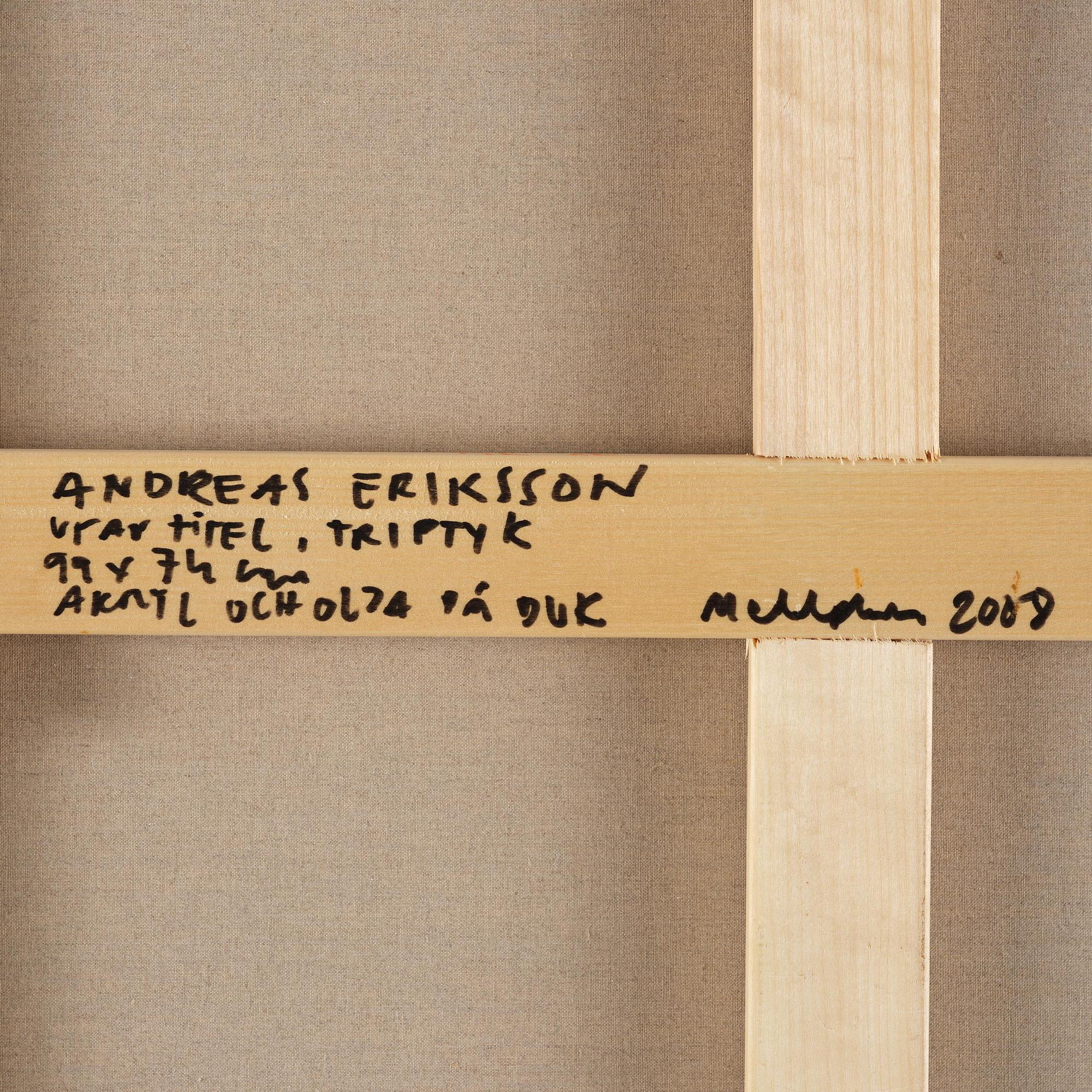Andreas Eriksson, Untitled.