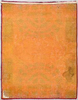 Ritva Puotila, ryamatta, maskinvävd för Finnrya Ab. Ca. 170 x 135 cm.