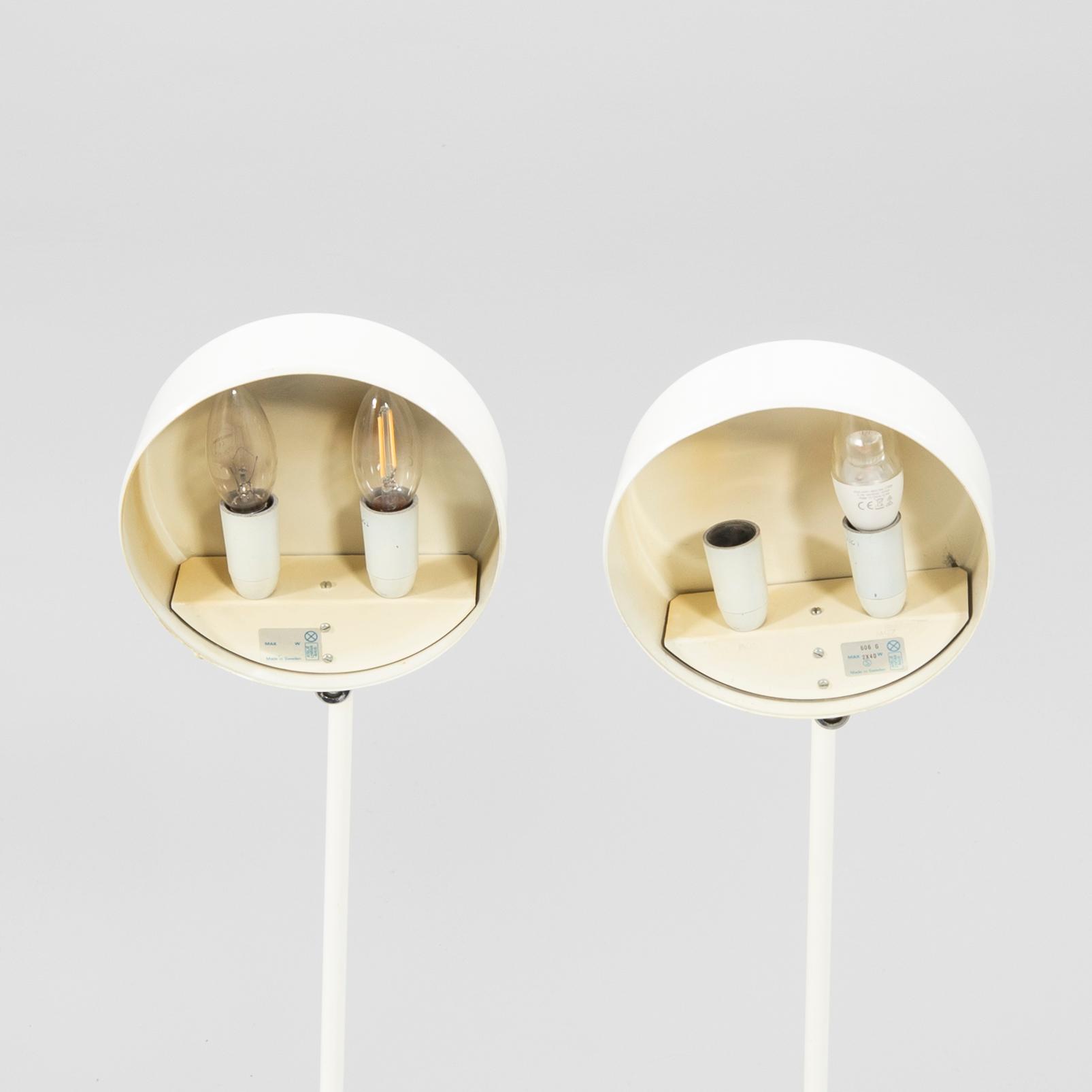 Anders Pehrson, floor lamps, a pair, "Olympia", Ateljé Lyktan, Åhus.