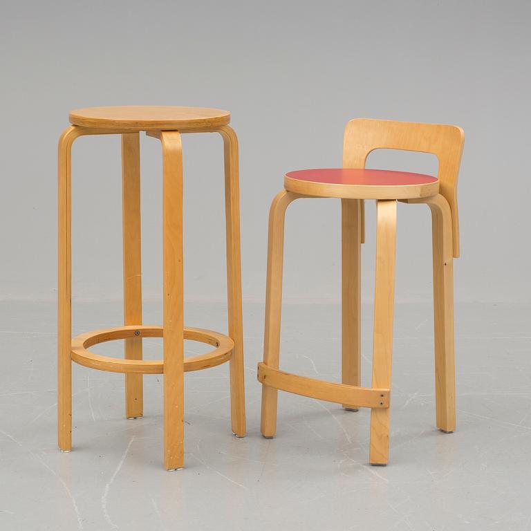 PALLAR, 2 st, Alvar Aalto, Artek, 1900-talets andra hälft.