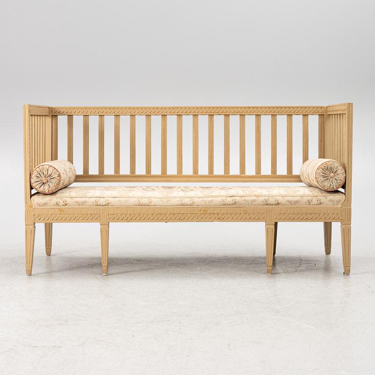 Soffa, sengustaviansk, 1700-talets slut.
