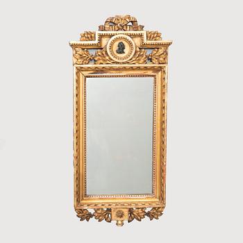 Mirror, Gustavian, circa 1800.