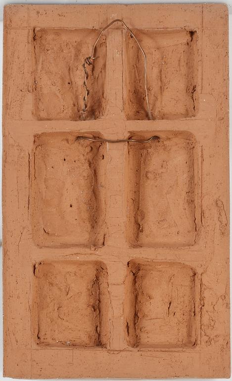 CARL MILLES, efter, väggplakett, terracotta, numrerad 20/200.