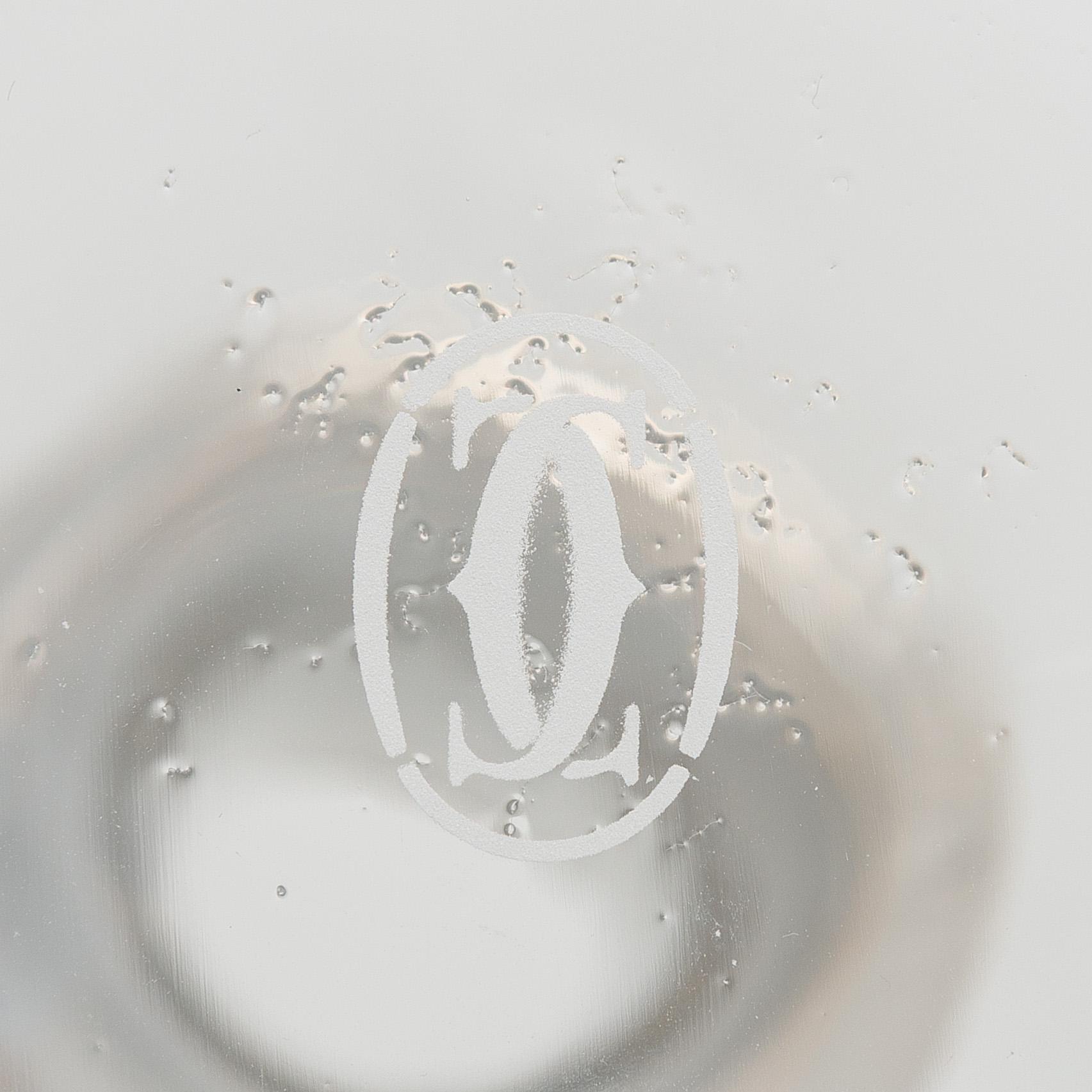 Cartier, karahvi, lasi ja sterlinghopea, Ranska 1900-luvun loppu.