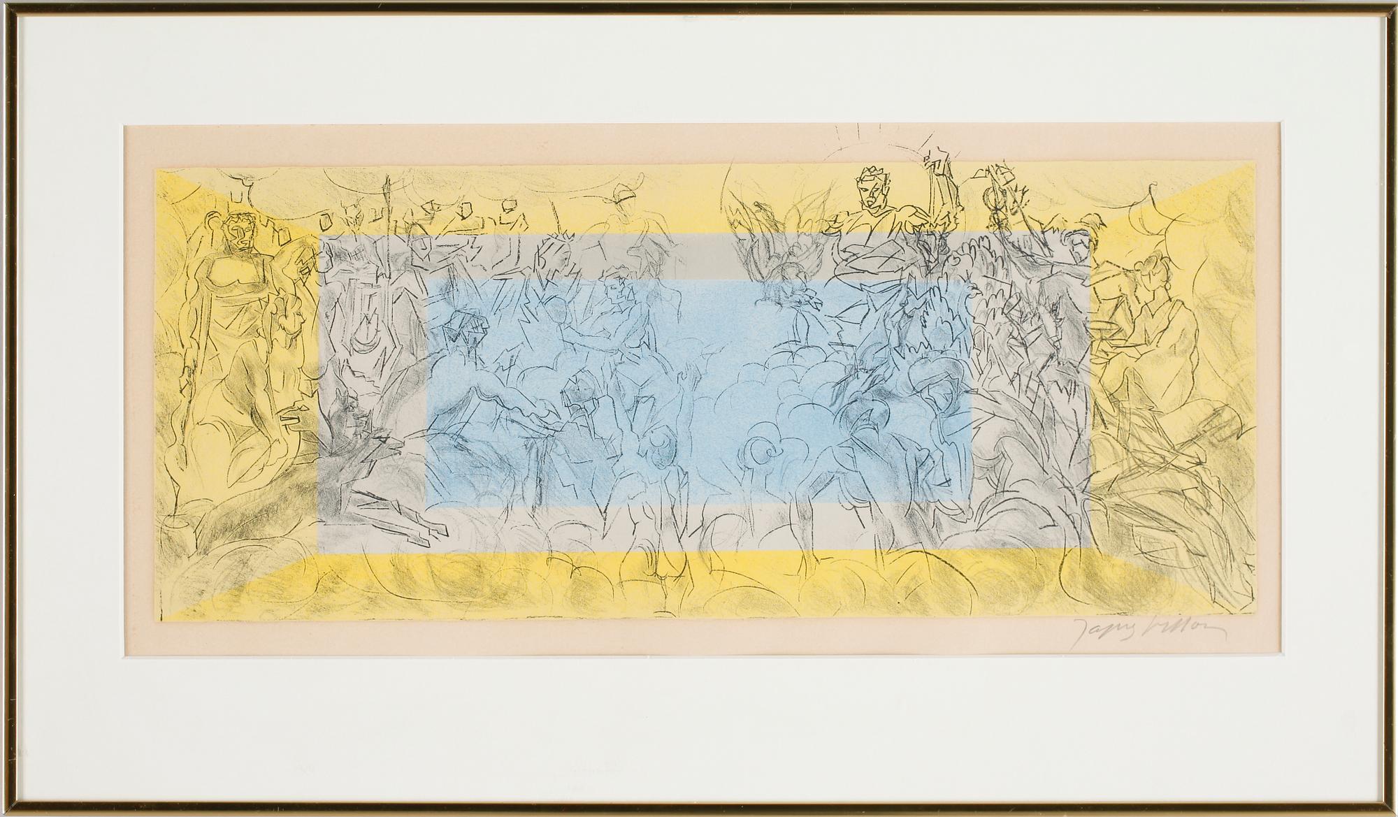 JAQUES VILLON, litografi, sign.