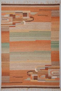 Greta Skogster-Lehtinen, A 1930s  flat weave carpet for Aaltosen Mattokutomo Kiikka Finland.