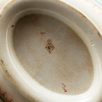 Dinner ware, 81 pieces, earthenware, around 1900's.