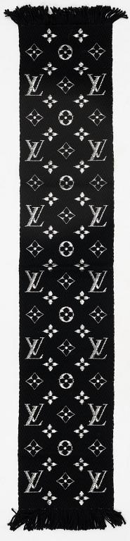 Louis Vuitton, a wool and silk mix scarf.