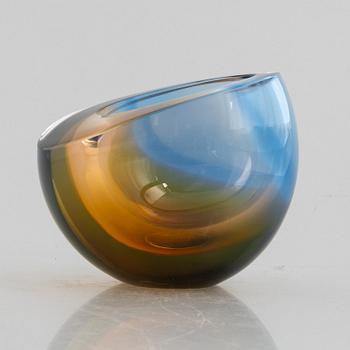 Göran Wärff, a glass vase, Kosta Boda.