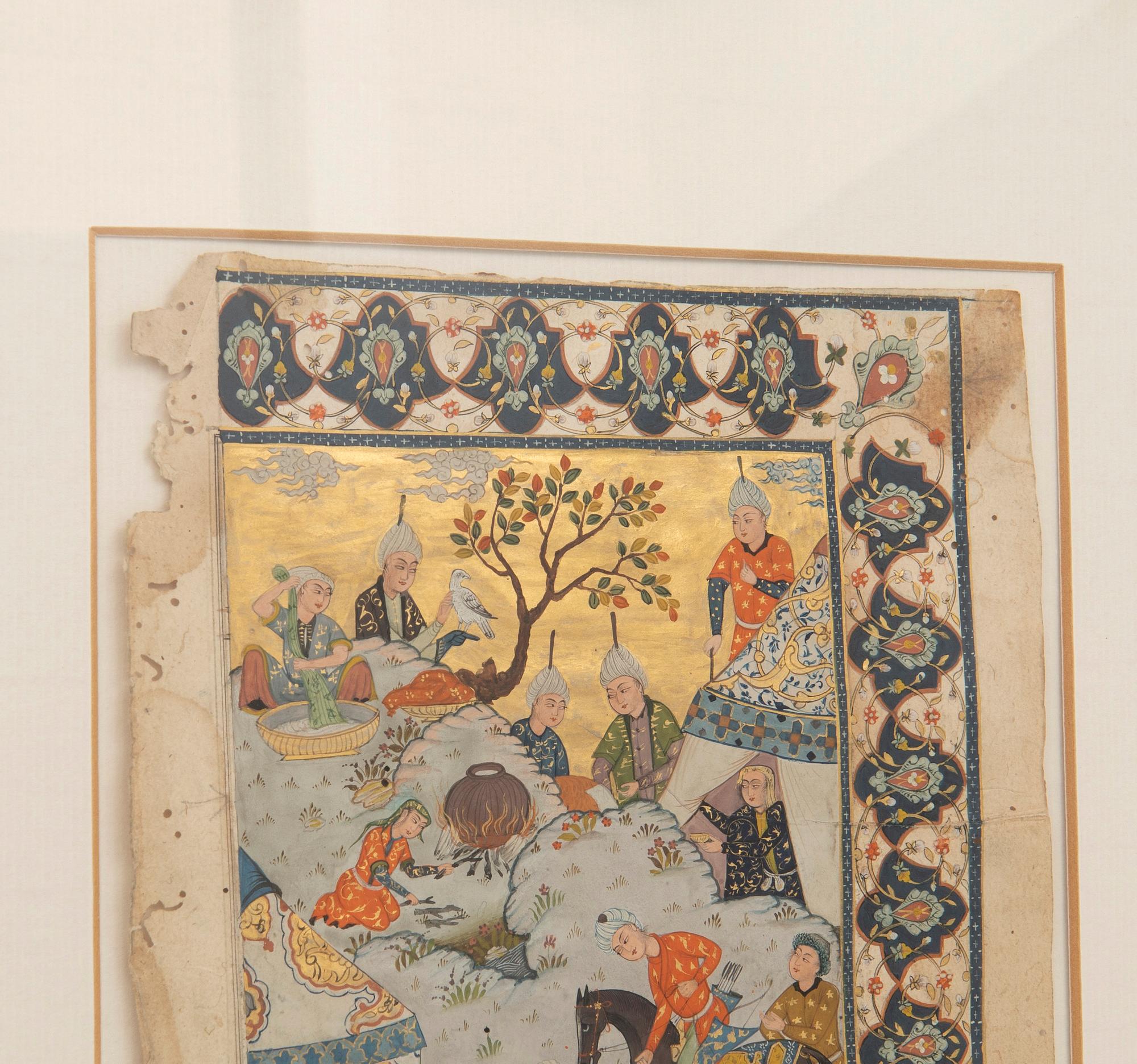 Book illustration India/Persia 19th/20th century.