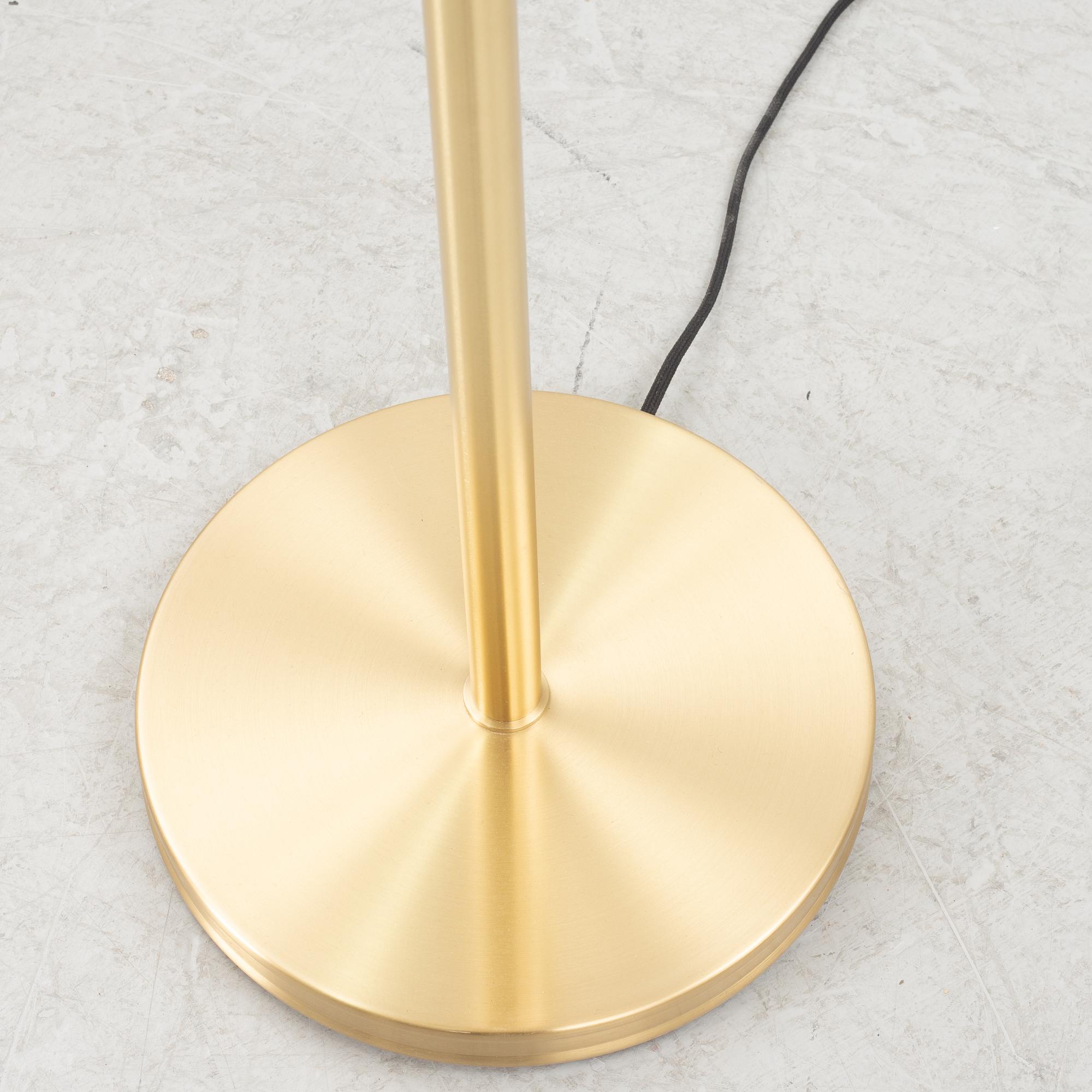 Josef Frank, a model 2368 brass floor lamp, Svenskt Tenn, Sweden, 21st Century.