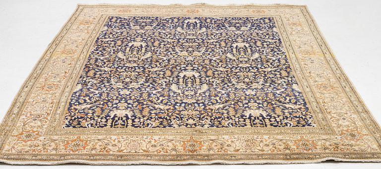 Rug, Tabatabaei/Tabriz, semi-antique, approximately 361 x 288 cm.