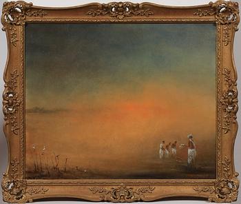 INO GANGOOLY, olja på duk, 2 st, sign.