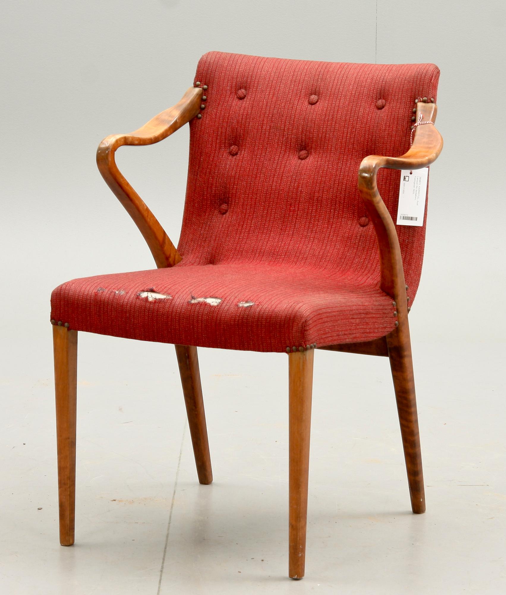 KARMSTOL, Axel Larsson för Bodafors. Formgiven 1935.