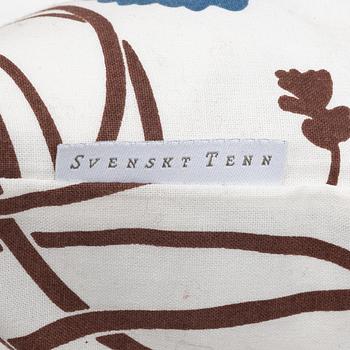 Josef Frank, gardiner, ett par samt kuddar, ett par, "Loops", Firma Svenskt Tenn.