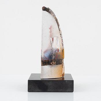 Bertil Vallien, sculpture, glass. Signed B. Vallien 7175009 KOSTA BODA LIM ED 200.