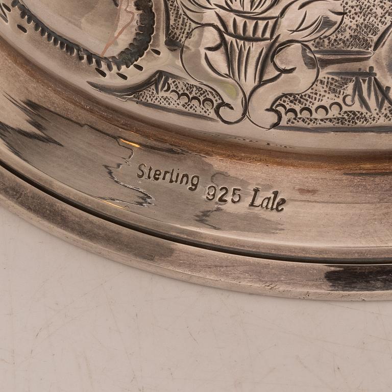 Praktkanna, sterlingsilver, nyrenässansstil, Lale Silverware & Co Ltd, Istanbul, Turkiet, 1900-tal.